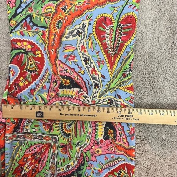 Rhode Jemima Paisley Crepe Midi Dress Size 0 Festival Of Love - Picture 13 of 14